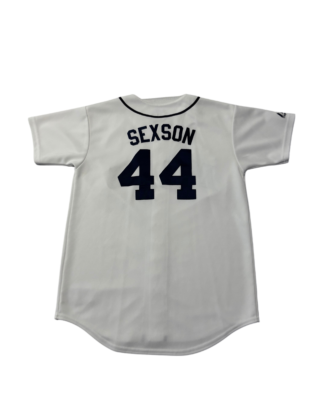 Majestic White Seattle Mariners Richie Sexson #44 Baseball Jersey