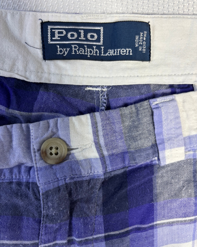 Polo Ralph Lauren Blue Plaid Shorts