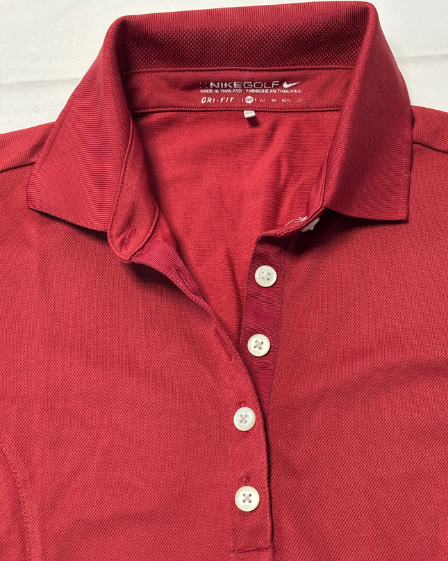 Nike Golf Red Women's Dri-FIT Performance Polo Shirt