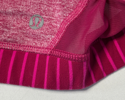 lululemon Maroon/Pink Strappy Sports Bra