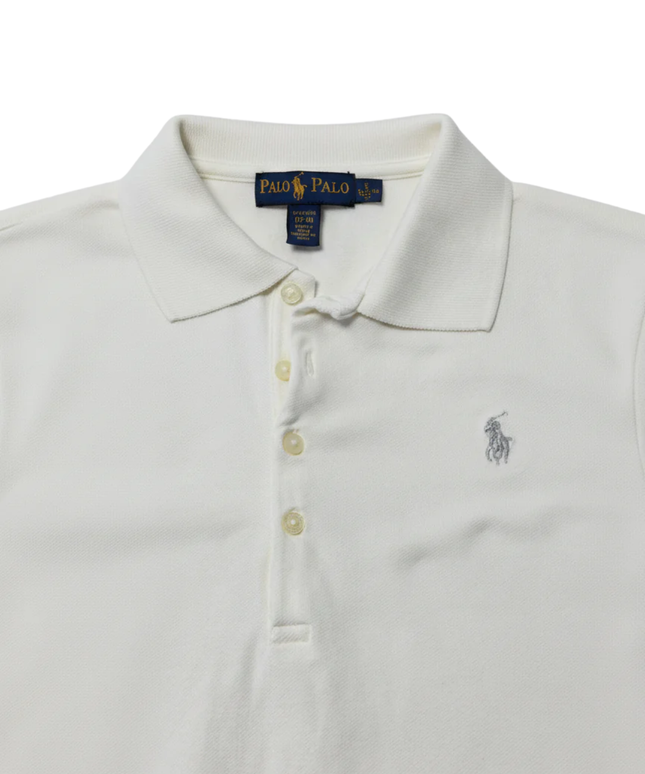Polo Ralph Lauren White Polo Dress with Pleated Hem