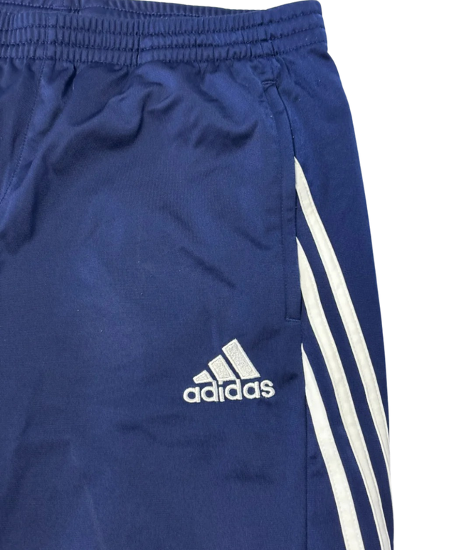 Adidas Navy Blue Three-Stripe Men's Track Pants