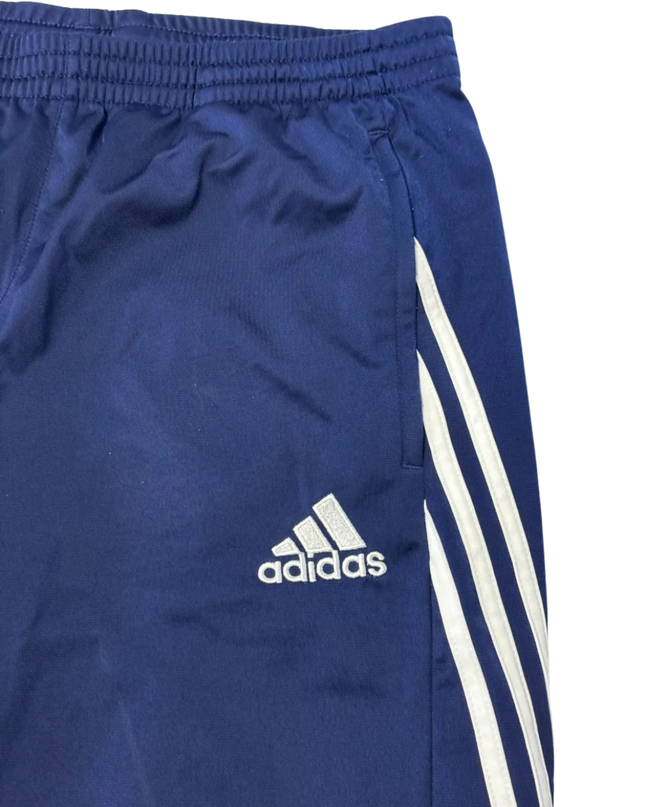 Adidas Navy Blue Three-Stripe Men's Track Pants