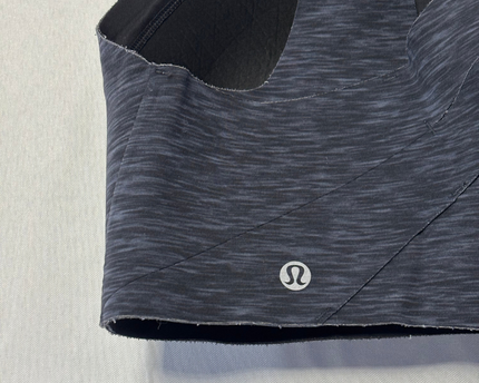 Lululemon Dark Grey Heathered Enlite Bra High Support Sports Bra
