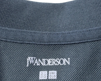 Uniqlo x JW Anderson Navy and Light Blue Gradient Stripe Polo Shirt