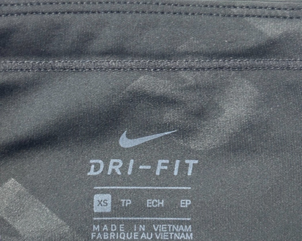 Nike Black Nike Air Logo Pattern Stirrup Leggings