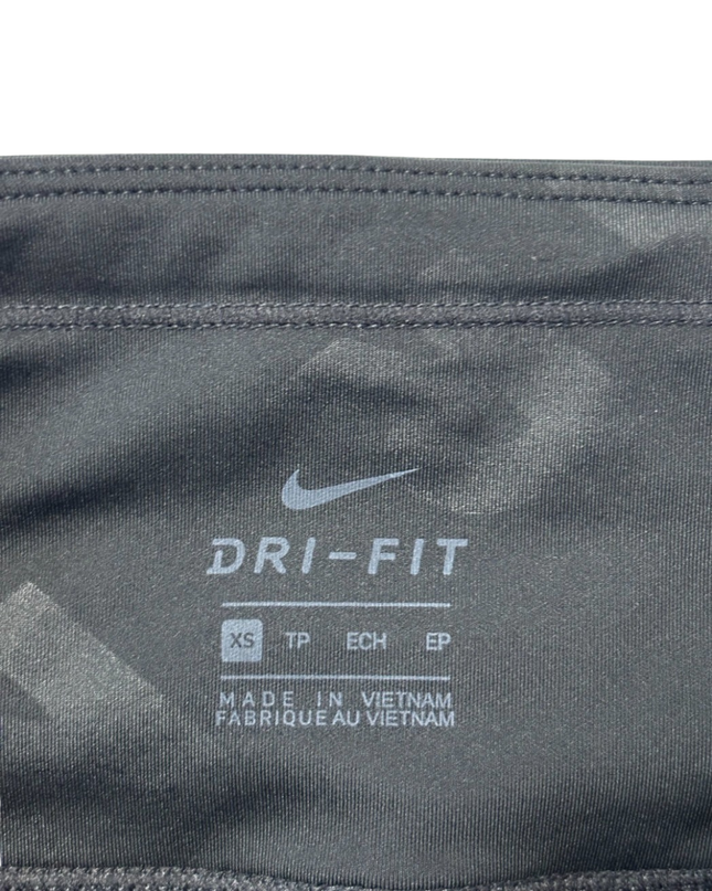 Nike Black Nike Air Logo Pattern Stirrup Leggings