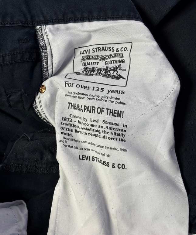 Levi's Classic Straight Leg Black Men's Jeans