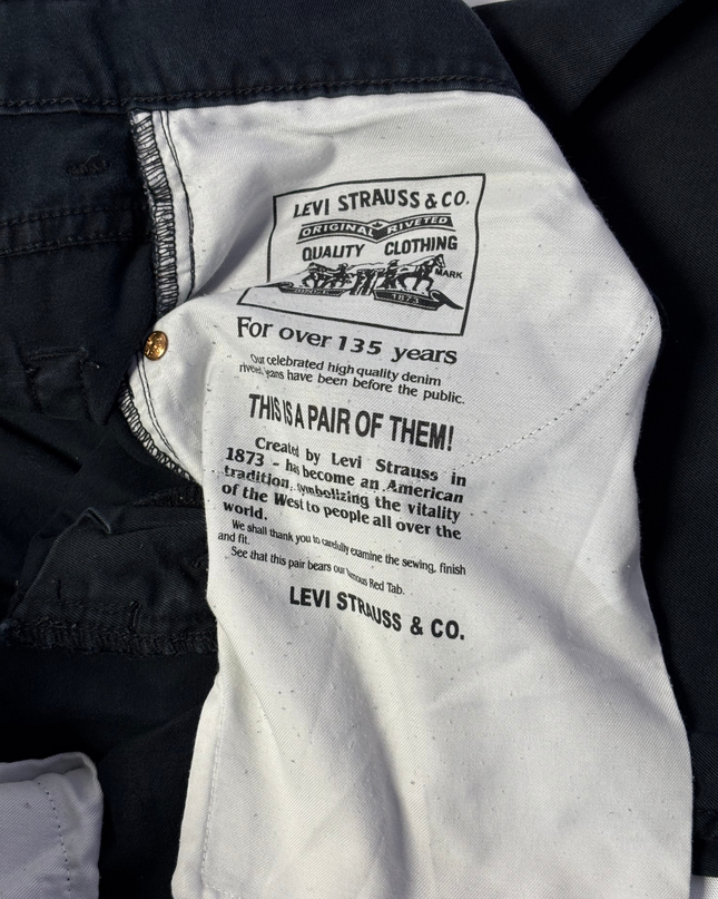 Levi's Classic Straight Leg Black Men's Jeans