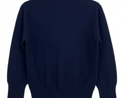 Burberry Navy Blue Cashmere Turtleneck Sweater