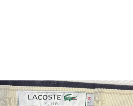 Lacoste Navy Blue Slim Fit Chino Pants