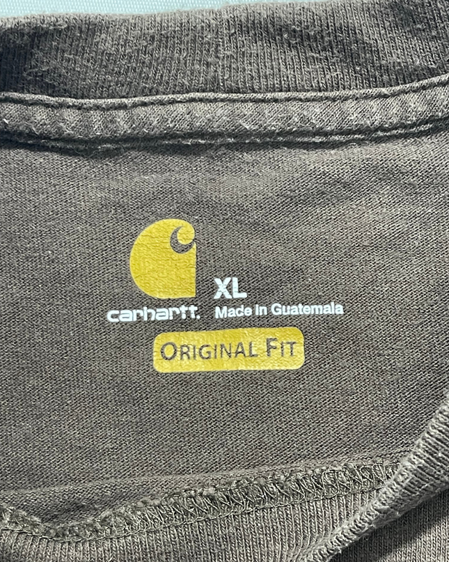Carhartt Brown Original Fit Pocket T-Shirt