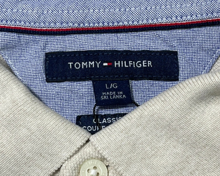 Tommy Hilfiger Beige Classic Short Sleeve Polo Shirt