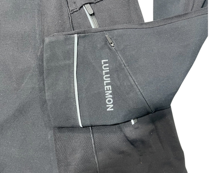 Lululemon Black Full-Zip Hooded Performance Jacket