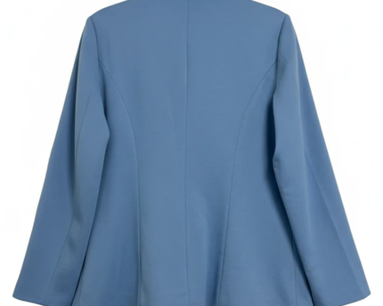 Splash Light Blue Tailored Single-Button Blazer