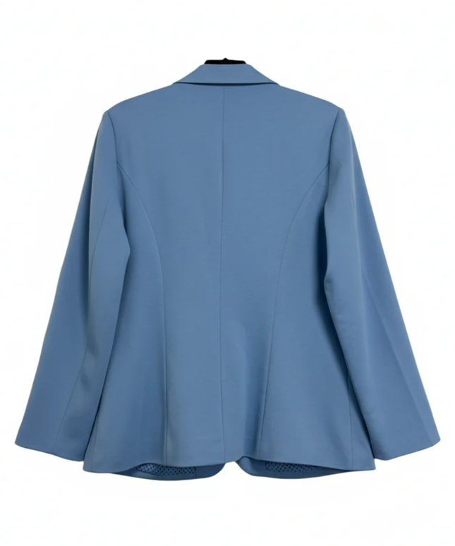 Splash Light Blue Tailored Single-Button Blazer