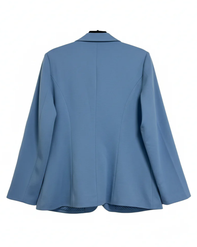Splash Light Blue Tailored Single-Button Blazer