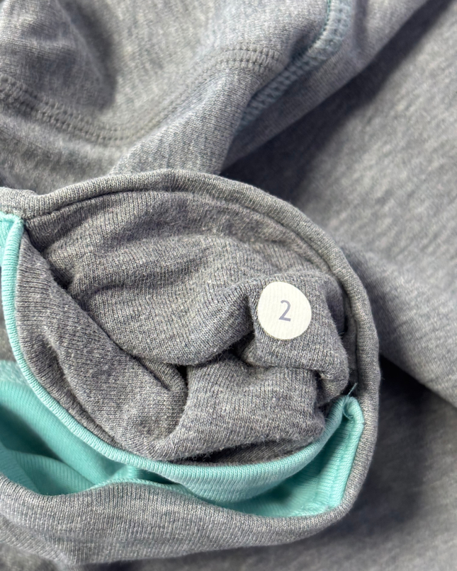 Lululemon Gray Heathered Cropped Leggings