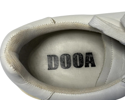 DOOA White Platform Leather Sneakers