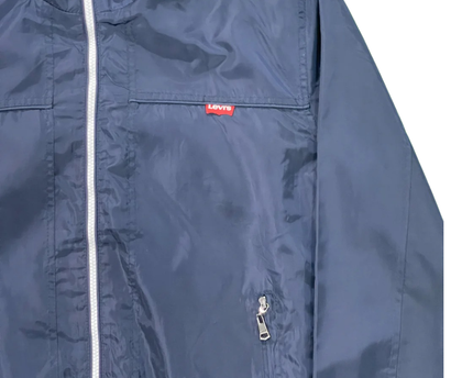 Levi's Navy Blue Lightweight Sporty Windbreaker Jacket