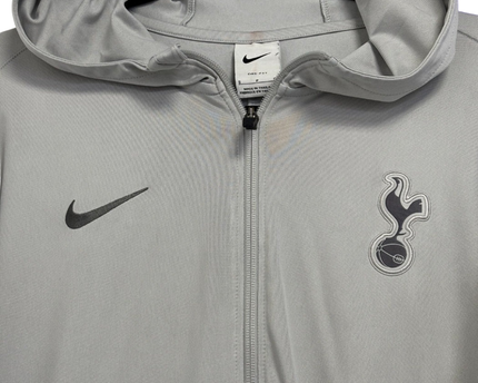 Nike Grey Tottenham Hotspur Zip-Up Hoodie