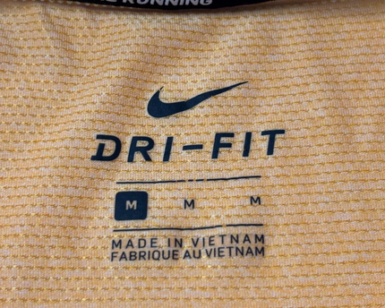 Nike Orange Dri-FIT Running Sports T-Shirt