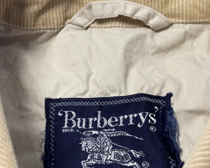 Burberrys Vintage Beige Fireman Toggle Jacket