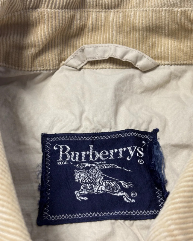Burberrys Vintage Beige Fireman Toggle Jacket