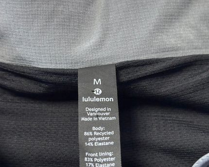 Lululemon Grey Performance Lined Sports Shorts