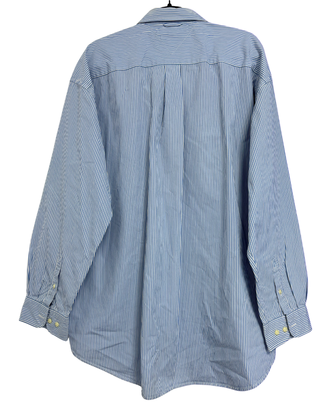 Tommy Hilfiger Blue Pinstripe Long Sleeve Shirt