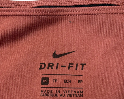 Nike Rust Dri-FIT High-Rise Biker Shorts