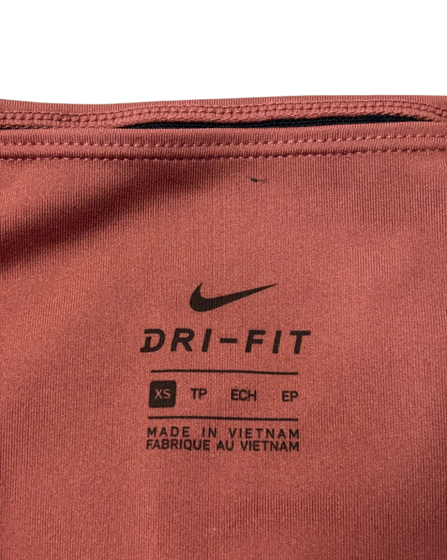 Nike Rust Dri-FIT High-Rise Biker Shorts