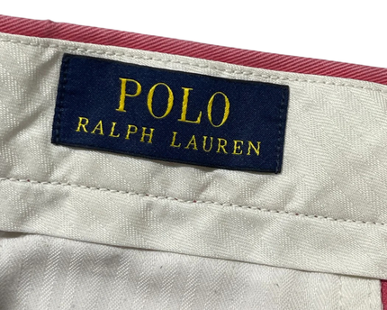 Polo Ralph Lauren Red Classic Fit Cotton Chino Shorts