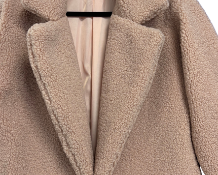 Polly Pink Teddy Faux Fur Coat