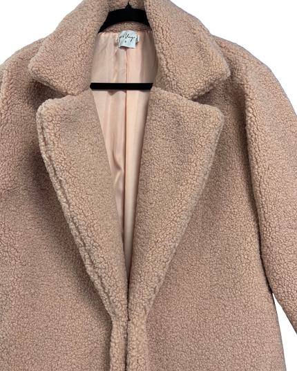Polly Pink Teddy Faux Fur Coat