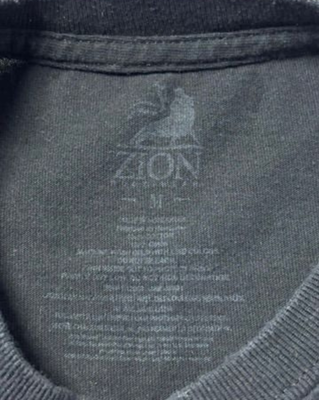 Zion Rootswear Black Bob Marley One Love Graphic Tee