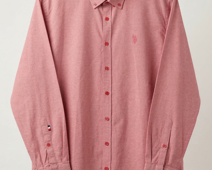 U.S. Polo Assn. Pink Long Sleeve Button-Down Shirt