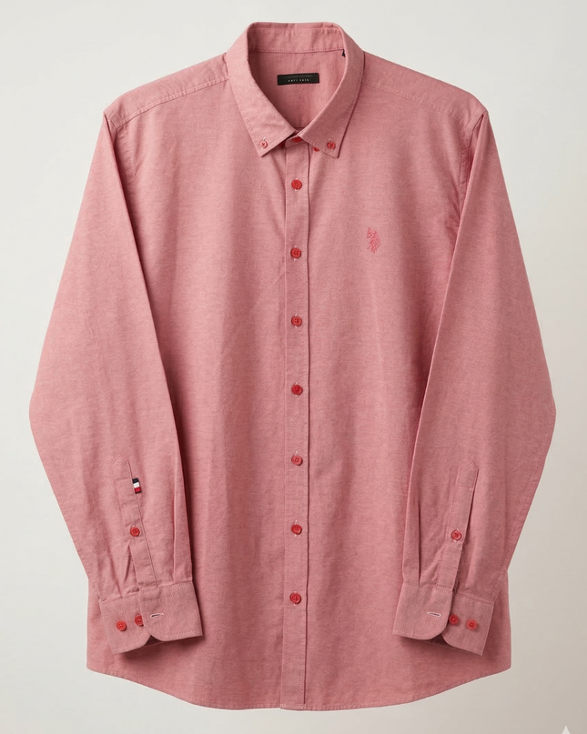 U.S. Polo Assn. Pink Long Sleeve Button-Down Shirt