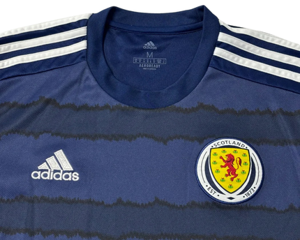 Scotland Home Adidas Navy Blue Football Jersey