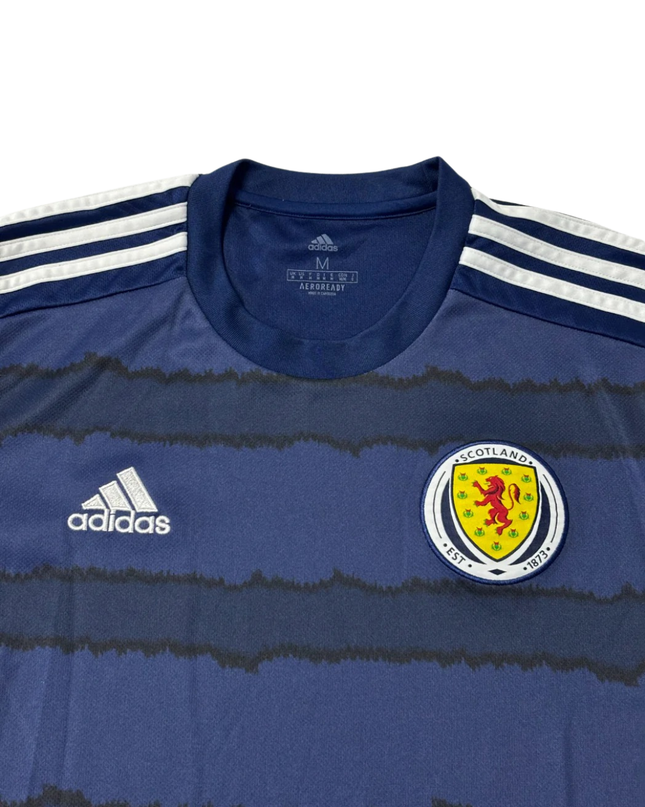 Scotland Home Adidas Navy Blue Football Jersey