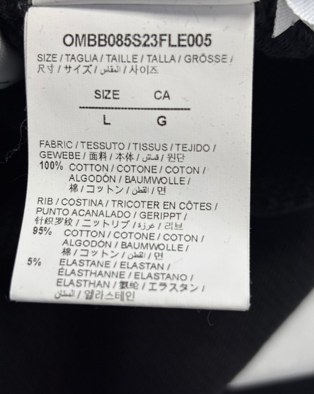 Off-White Black Exactly the Opposite Graphic Hoodie