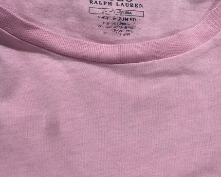 Polo Ralph Lauren Pink Slim Fit Crewneck T-Shirt