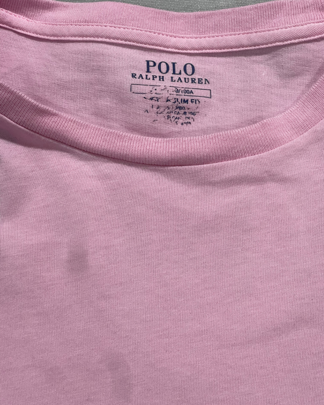 Polo Ralph Lauren Pink Slim Fit Crewneck T-Shirt