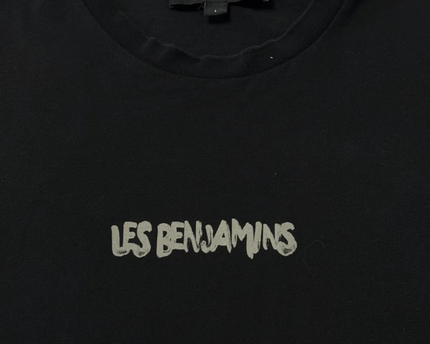 Les Benjamins Black Graphic Logo T-Shirt
