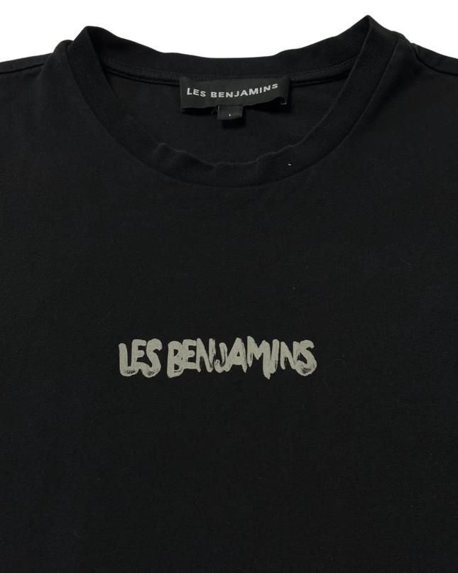 Les Benjamins Black Graphic Logo T-Shirt