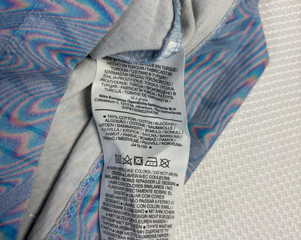 Nike Blue Psychedelic Swirl Graphic Tee
