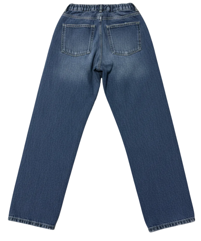 Zara Blue Straight Leg Denim Jeans