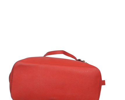 Michael Kors Red Saffiano Leather Tote Bag