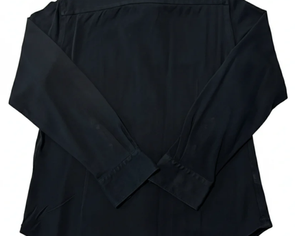 Massimo Dutti BlackTextured Long Sleeve Shirt