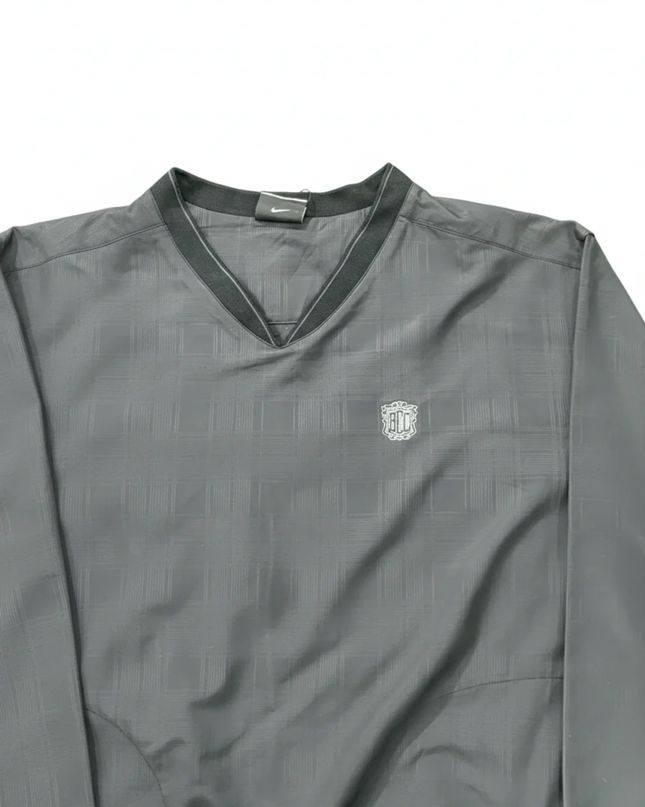 Nike Golf Black V-Neck Windbreaker Pullover Jacket